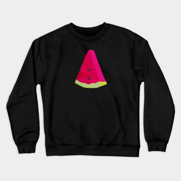 Watermelon Crewneck Sweatshirt by ElviaMontemayor